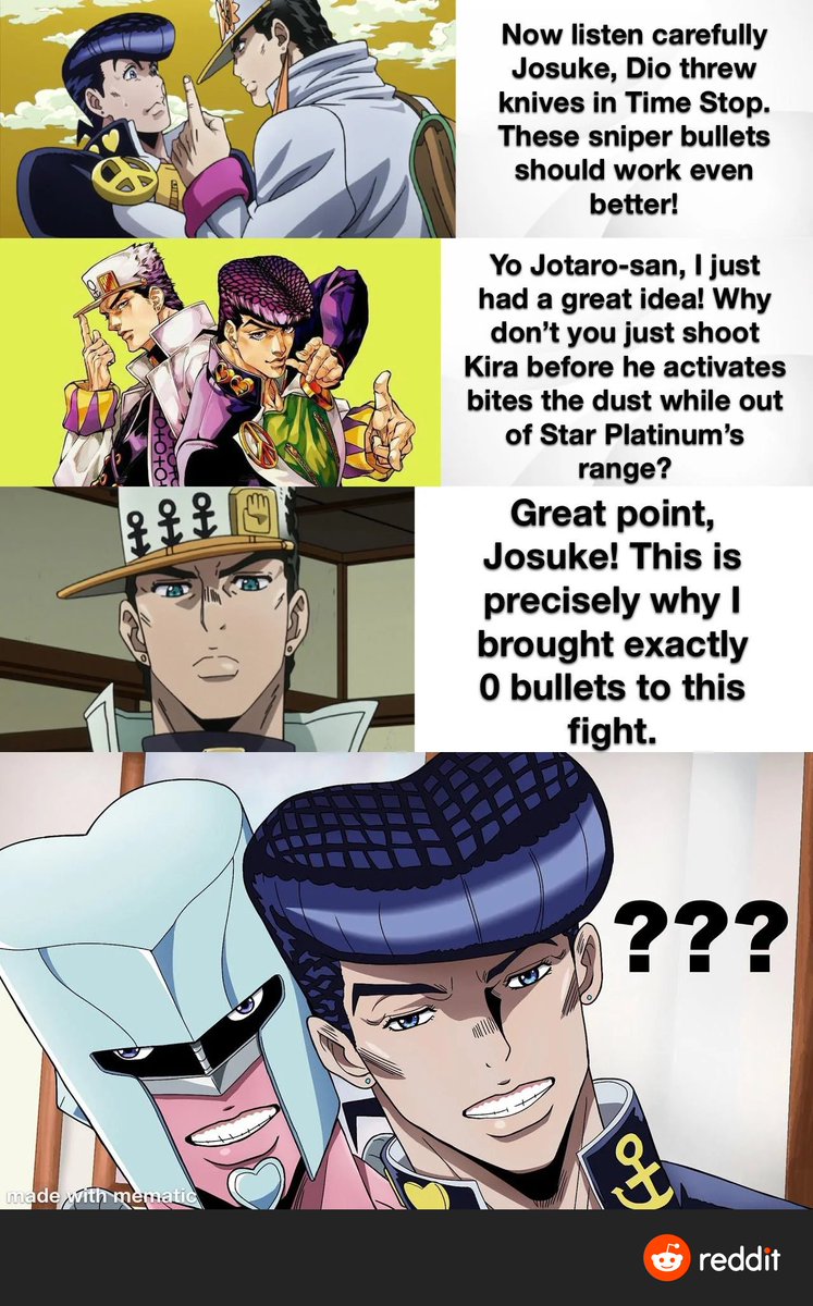 JoJo fans making the worst memes in existence on X: This is probably the  one that started the horrible bad thing happens but its a jojo reference  so its funny trend  /