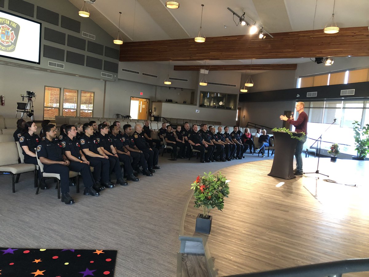 BramptonFireES's tweet photo. A huge thank you to our very own Chaplain Jamie Holtom and the North Bramalea United Church @NBUCchurch team for the great presentation today. Very glad to learn about the incredible things you do to engage and serve our residents. Excellent programs!
#KnowYourCommunityTour ^rc https://t.co/e20srw3QGZ