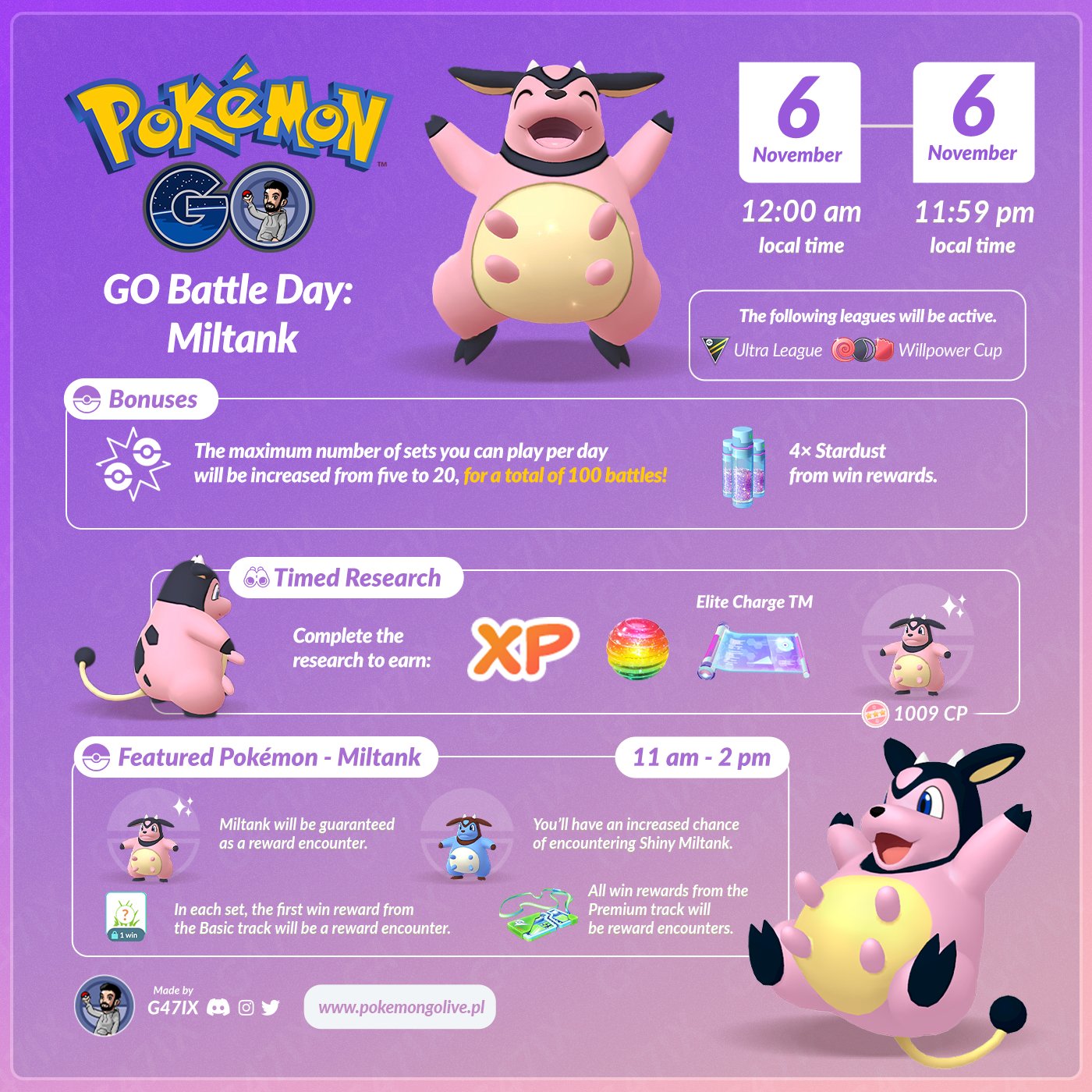 G47IX 🇵🇱 on Twitter "GO Battle Day Miltank! ⚔️ You will be able to do