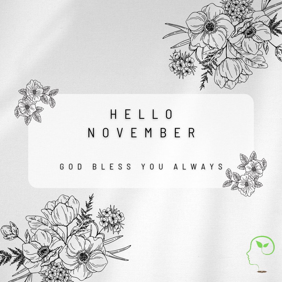 November is blessed.
November is filled with surprises, positivity and opportunities.Happy new month Everyone 🤍.<a href="/WelfareFoun/">Welfare of the African Vulnerable/Egalitarian Foun</a> <a href="/MirajCecil/">Cecil Miraj</a> <a href="/futureleadersi6/">@futureleadersinitiativ/sl</a>