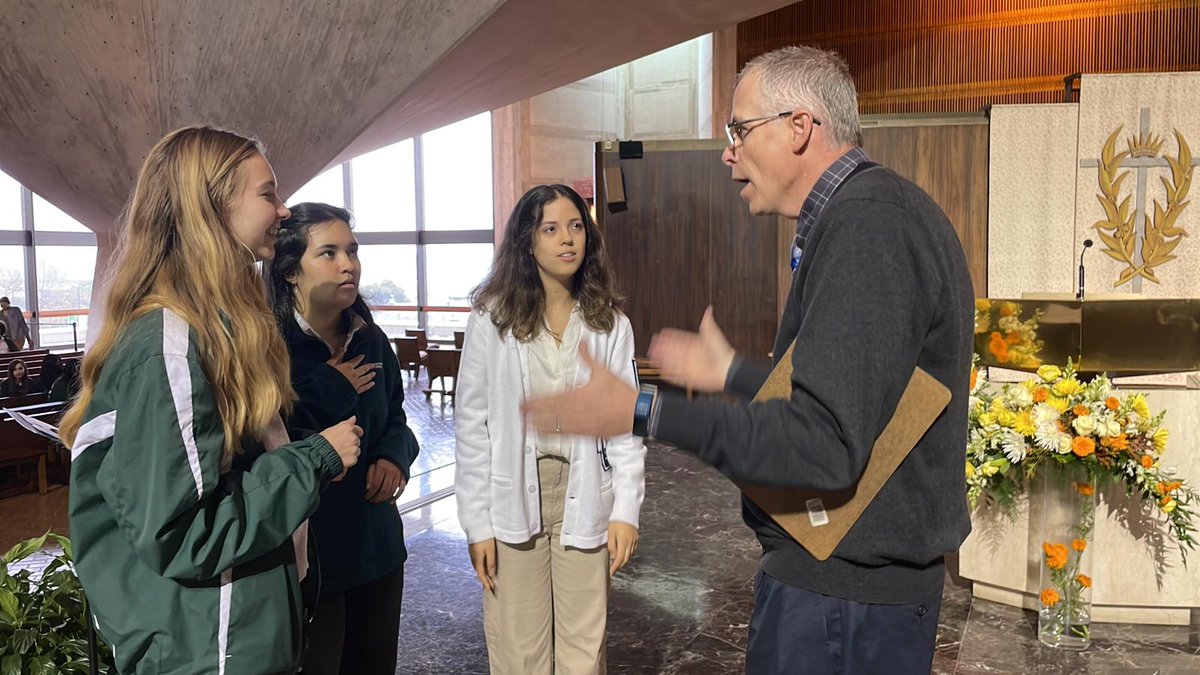 BroTimFSC's tweet image. Sacred Heart Cathedral Prep (San Francisco) students preparing for today's beautiful All Saints Solemnity Mass at Cathedral of Saint Mary of the Assumption.