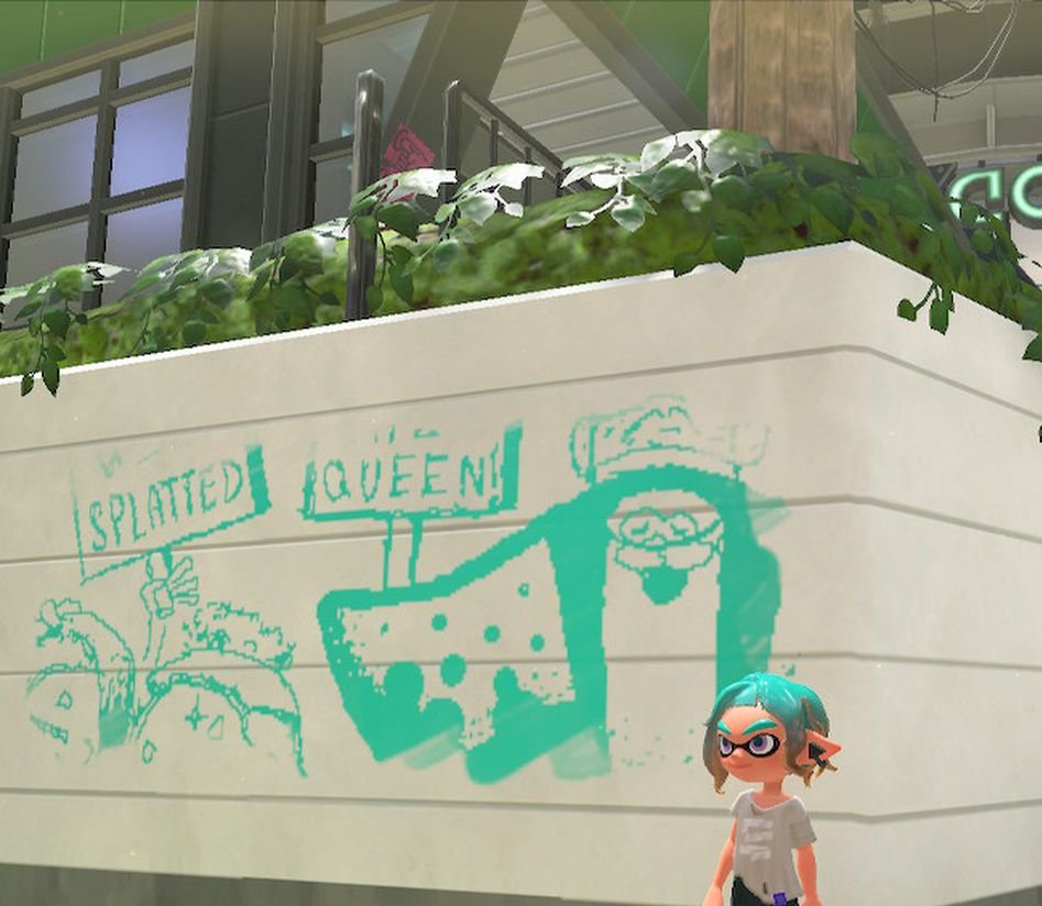 Michisco1's tweet photo. Experimenting with a way to bring to real life a Splatoon post like a mural. 🤔
The temporary title of the project: "Spoon 3 AR Murales" 🦑

#Splatoon3 #ar #madewithunity #digitalart https://t.co/N8uaxgrB49