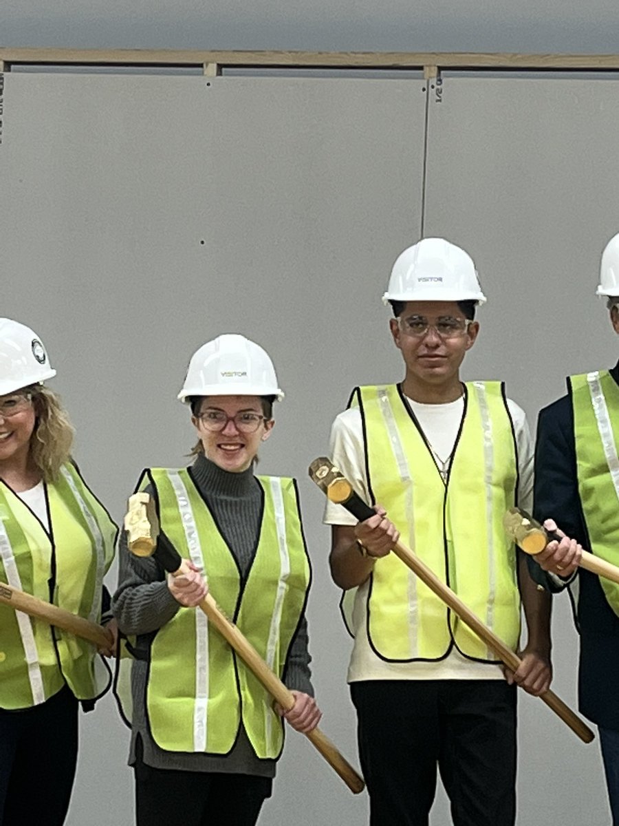 DOSLCCC's tweet photo. Student Government Association Vice President Jessica and Senator Dominic represented LCCC students today at the RAC renovation kick off! https://t.co/d8bM1kGCtP