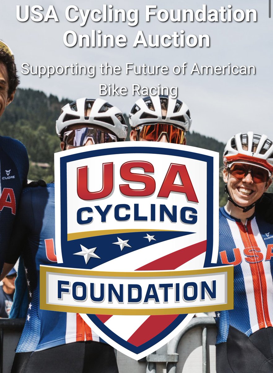 The <a href="/usacycling/">USA Cycling</a> auction is live! Come bid on cycling gear and experiences of a lifetime. 

🇺🇸 Bid now 👉 cbo.io/bidapp/index.p…