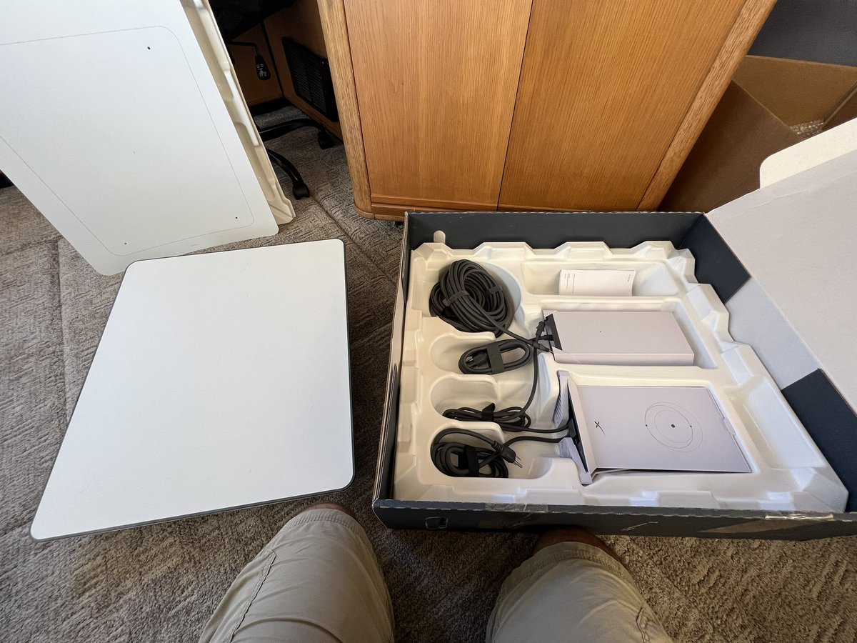 We just received an evaluation <a href="/SpaceX/">SpaceX</a> Starlink Flat High Performance system, courtesy of our friends at <a href="/winegard/">Winegard</a>. Looking forward to comparing it with the Starlink Standard, sharing impressions and results at MobileInternetInfo.com. #starlink #technomadism