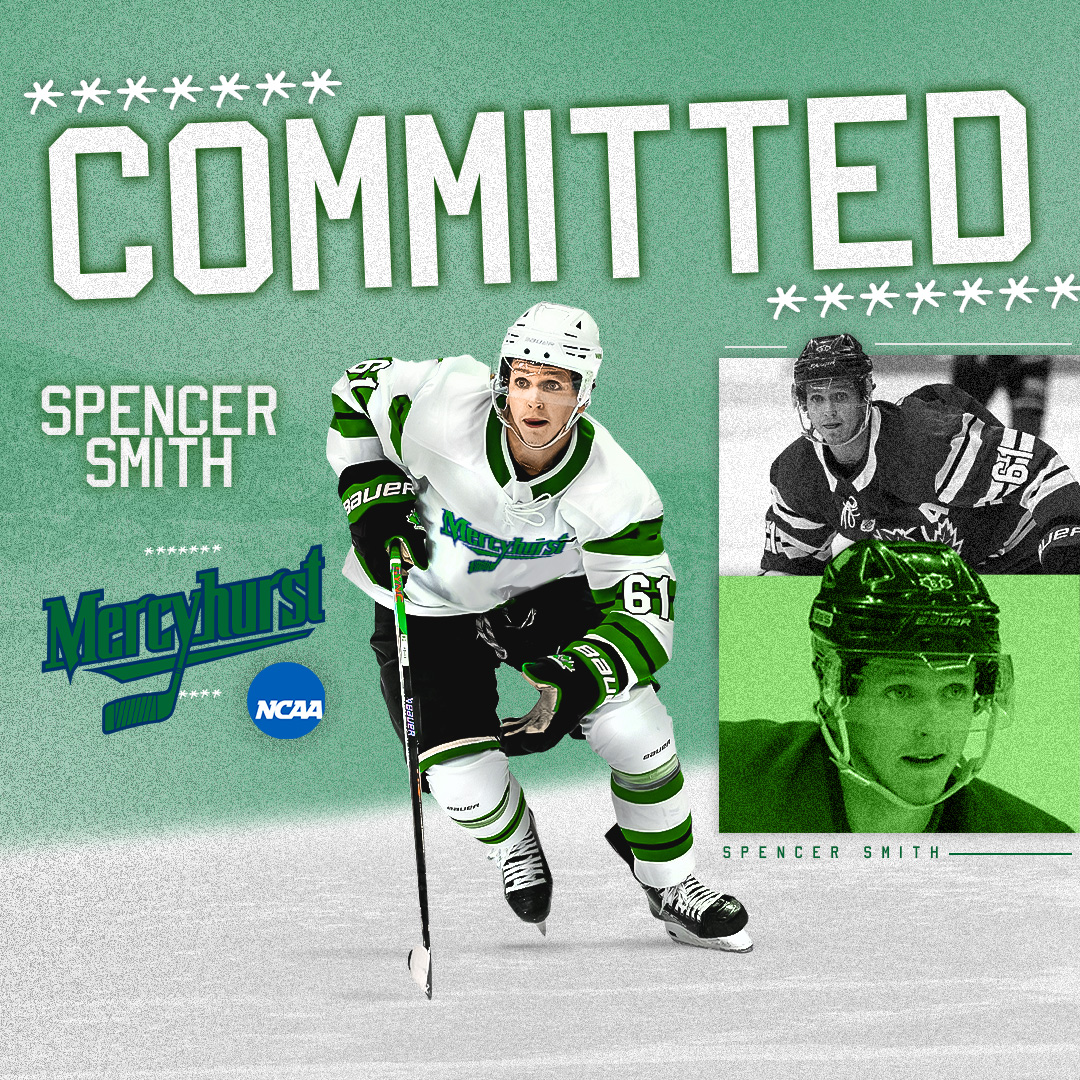 PentictonVees's tweet photo. Forward Spencer Smith has committed to Mercyhurst University for the 2023-24 season. 
@HurstMensHockey | @BCHockeyLeague 

DETAILS >> https://t.co/ZPY4tx34cw https://t.co/bwnsUWOqAN
