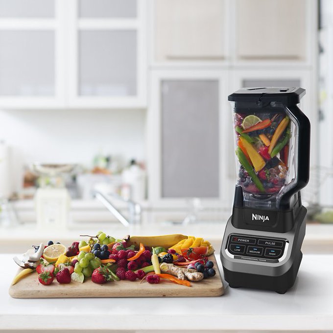 Find 😷 Essentials & Save 💰 Shopping Online on X: Ninja Professional 72  Oz Countertop Blender with 1000-Watt Base and Total Crushing Technology for  Smoothies, Ice and Frozen Fruit Now on sale