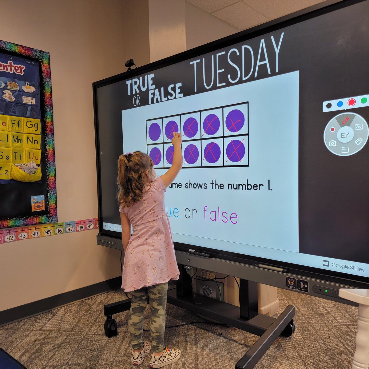 We love using our BenQ board for our Number Talks and many other activities.