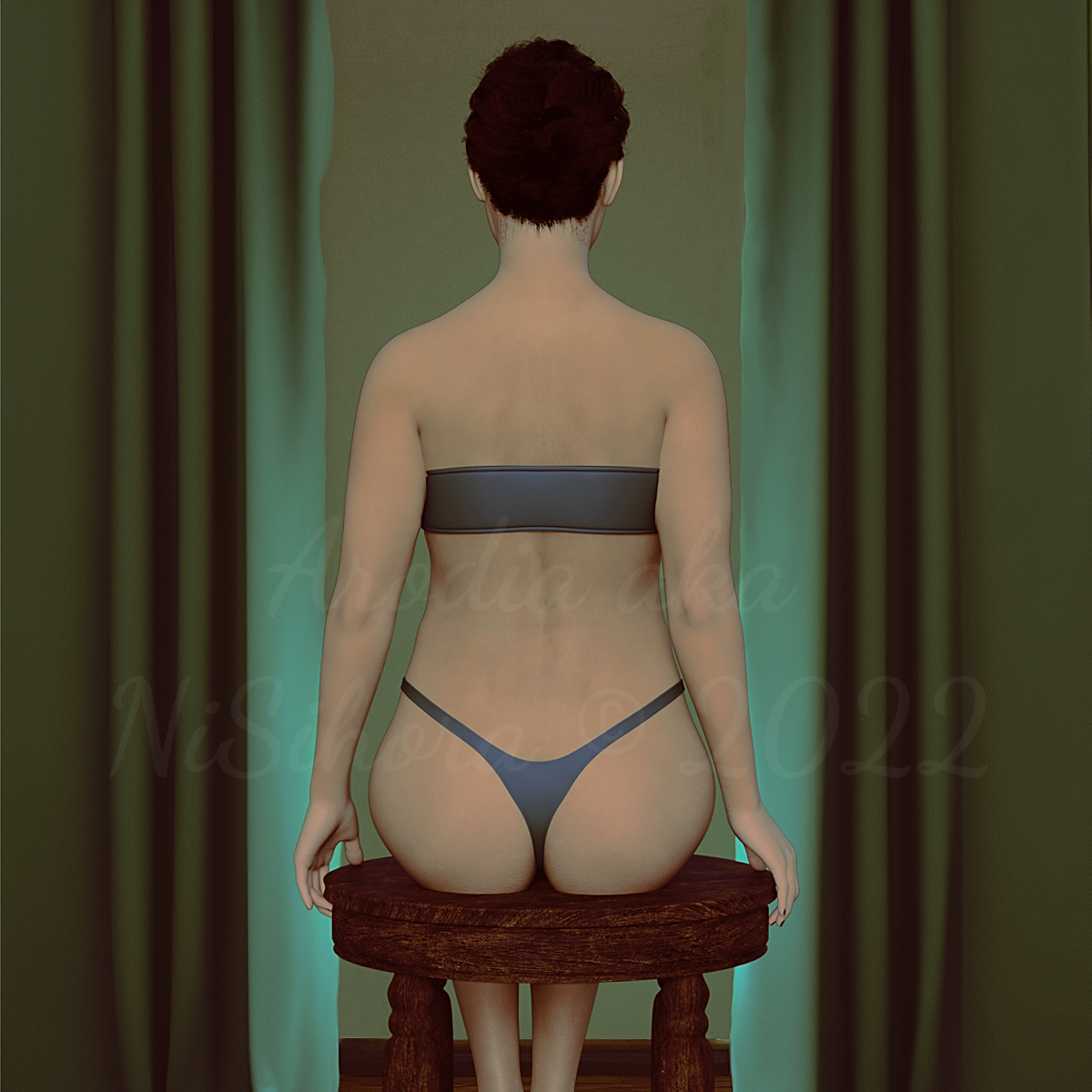 A #daz3d render with some postwork by me. The pose and the small table are park of a pack available here: bit.ly/3obIwlS , there is a free morph pack for the table here :  bit.ly/3uJXB2a

#Daz3D #3drender #3drendering #genesis8female #g8f #g8fposes #daz3dgirl