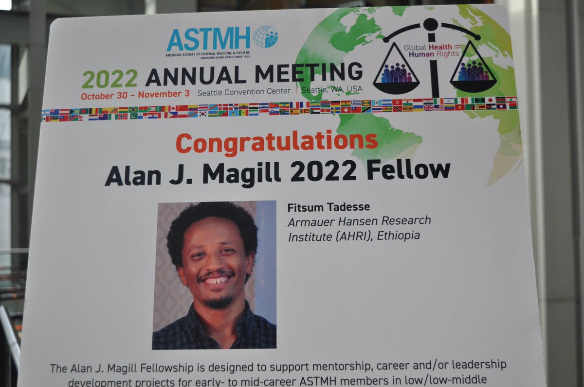 You can also see him speak tomorrow (Weds) at symposium 119 on the invasion and expansion of Anopheles stephensi mosquito into Africa and how national malaria programs are responding.

Please congratulate him if you see him! 4/4