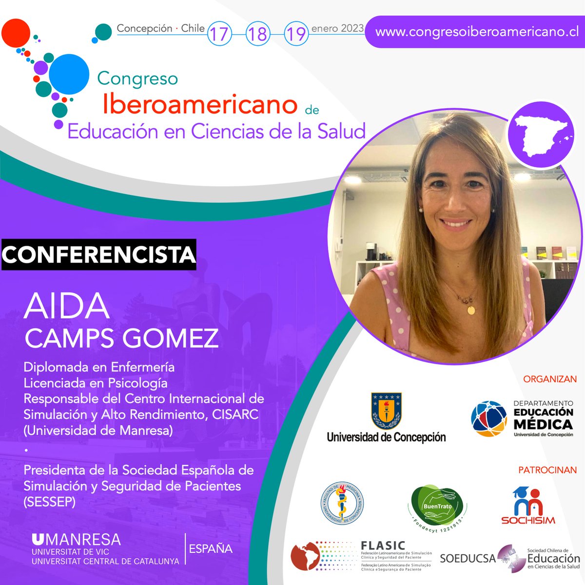 soeducsa's tweet image. [CONFERENCISTAS] Conoce a los conferencistas del 𝗖𝗼𝗻𝗴𝗿𝗲𝘀𝗼 𝗜𝗯𝗲𝗿𝗼𝗮𝗺𝗲𝗿𝗶𝗰𝗮𝗻𝗼 𝗱𝗲 𝗘𝗱𝘂𝗰𝗮𝗰𝗶𝗼́𝗻 𝗲𝗻 𝗖𝗶𝗲𝗻𝗰𝗶𝗮𝘀 𝗱𝗲 𝗹𝗮 𝗦𝗮𝗹𝘂𝗱.

💻 Más información: congresoiberoamericano.cl

#súmatealiberoamericano
#universidad #educacionmedica #meded