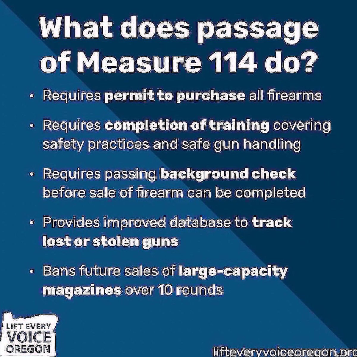 This #ElectionDay, it's the NRA and gun lobby vs the people of Oregon and the faith lobby.

Vote YES on #Measure114. 

#DefeatTheNRA #enough #orpol