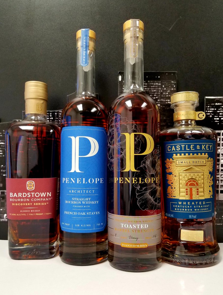 Got a few for our #WhiskeyDrinkers out there!🥃💥🥃
 <a href="/btownbourbon/">Bardstown Bourbon Company</a> <a href="/PenelopeBourbon/">Penelope Bourbon</a> <a href="/castleandkey/">Castle & Key</a> #Bourbon #WHISKEY #BarrelAgedLiquidTreasure #StraightBourbonWhiskey #BourbonFans #WhiskeyLovers #WhiskeyFriends #BuyWhiskeyFromCityView