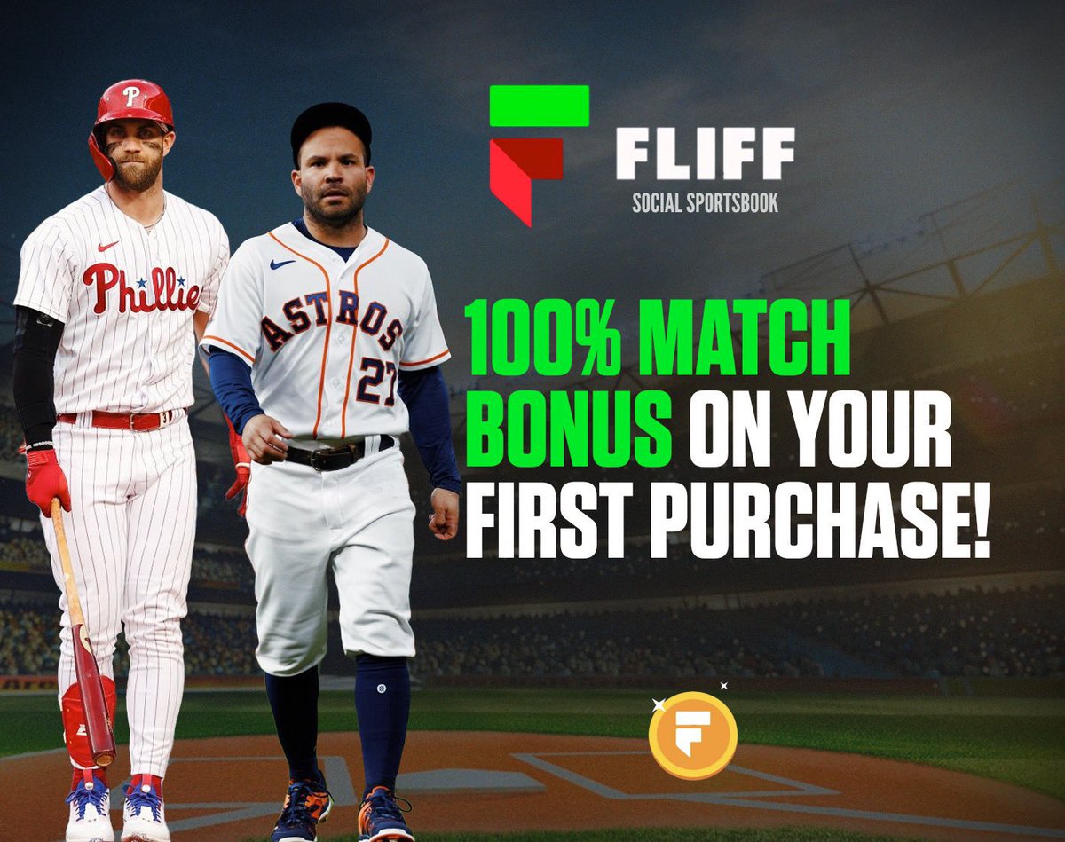 100% WELCOME BONUS,  <a href="/Fliff/">Fliff</a> , WORLD SERIES GAME 3 SPECIAL! ⚾️ 

Fliff Social Sportsbook is giving out a 100% WELCOME BONUS to whoever signs up FOR A LIMITED TIME! 🏆  

Sign up HERE using Promo Code “PHILLY25” : fliff.app.link/cWqOLPyxYsb 📈  PROMO ENDS SOON! 🤝