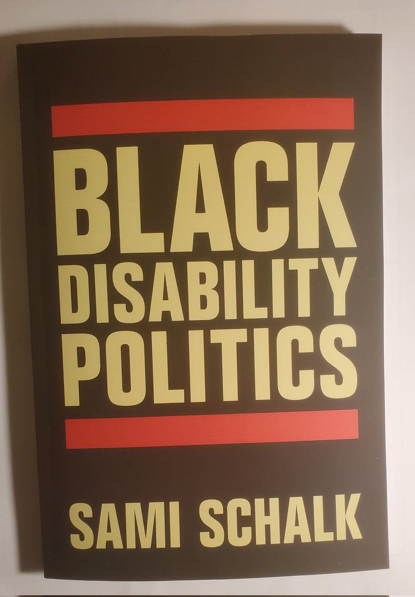 .@DrSamiSchalk I got my copy today. 📖

 #DisabilityRights #BlackDisabilityPolitics