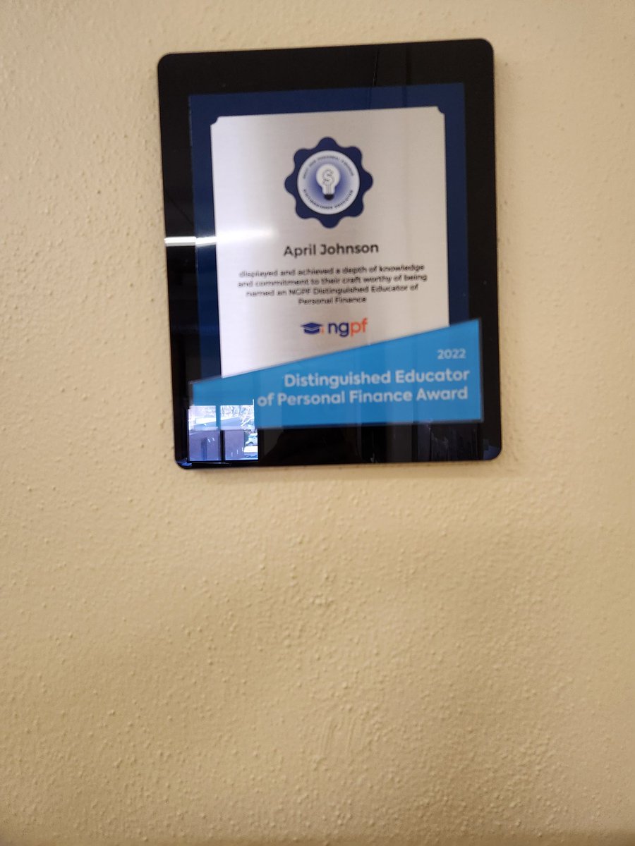 ajohnsonmcc's tweet photo. I'm honored to hang this in my classroom. Thanks @NextGenPF ! https://t.co/im6eQBj3Xe