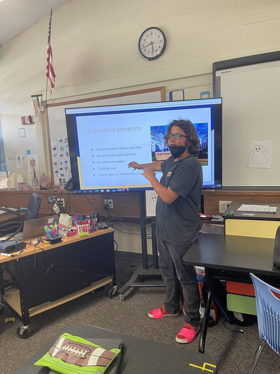 Students had the opportunity to build empathy by budgeting for a character of their choice. They calculated how much their character will pay to go university&amp; how long it will take to pay it off using the math concepts we’ve been learning in class #studentloanproject <a href="/VIDASHARKS/">VIDA (6-8 Magnet)</a>