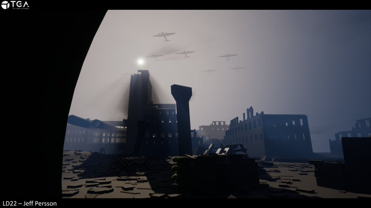 Jeff_J_Persson's tweet photo. I am a bit late to the #Blocktober22 Party but here i go!

For my 5th Assignment in the Modelling Intro course at @thegameassembly I made Stalingrad. A mission where the player avoids a sniper located in a high vantage point in a Industrial Area.
#leveldesign #LD22 https://t.co/j9SAo1A0oF