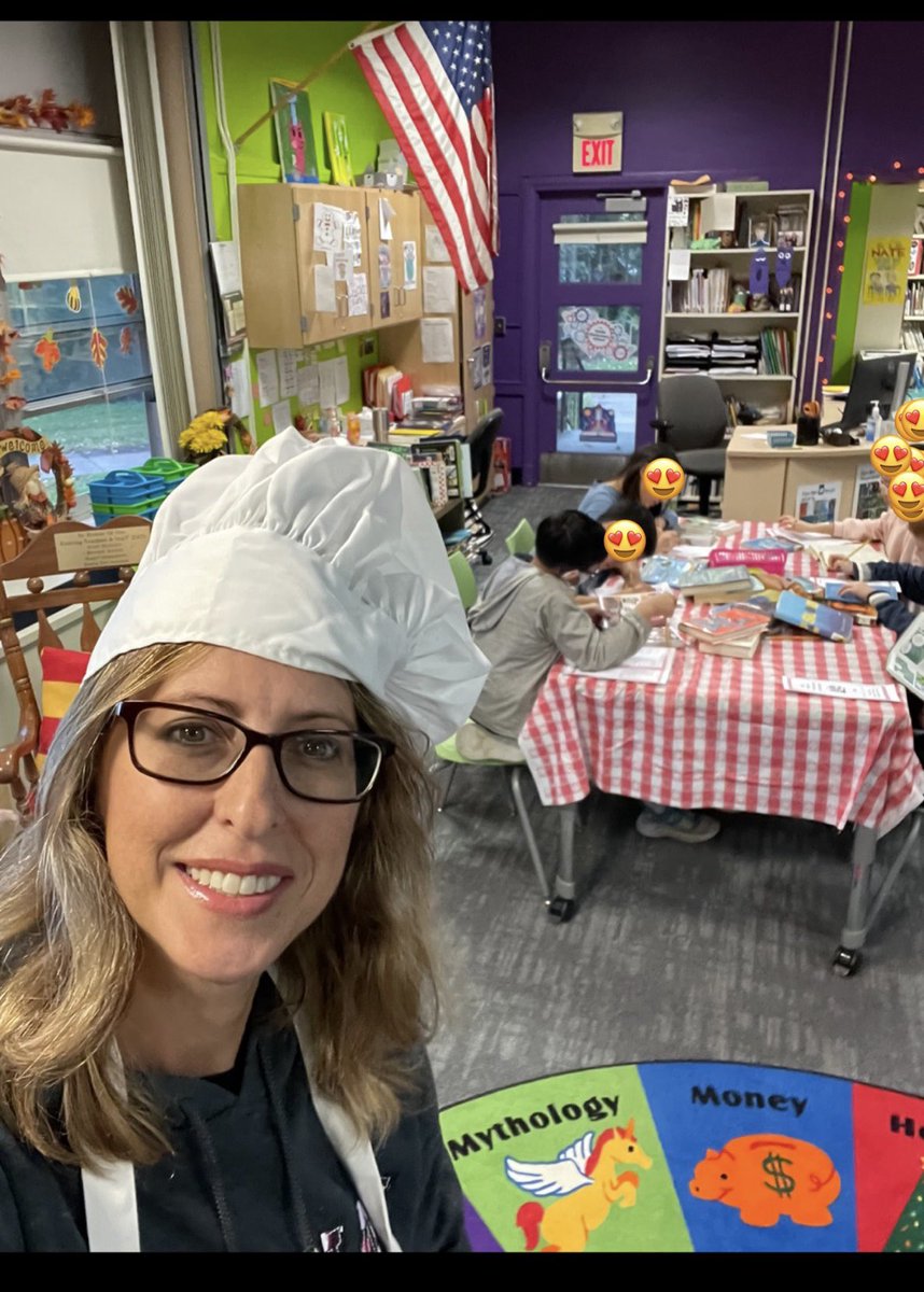 BookSmith123's tweet photo. Hungry for a book tasting?? 🍴 👩‍🍳 📚 
@J_SpencerSmith  @TenaflySchools https://t.co/JvPwrSAdlA