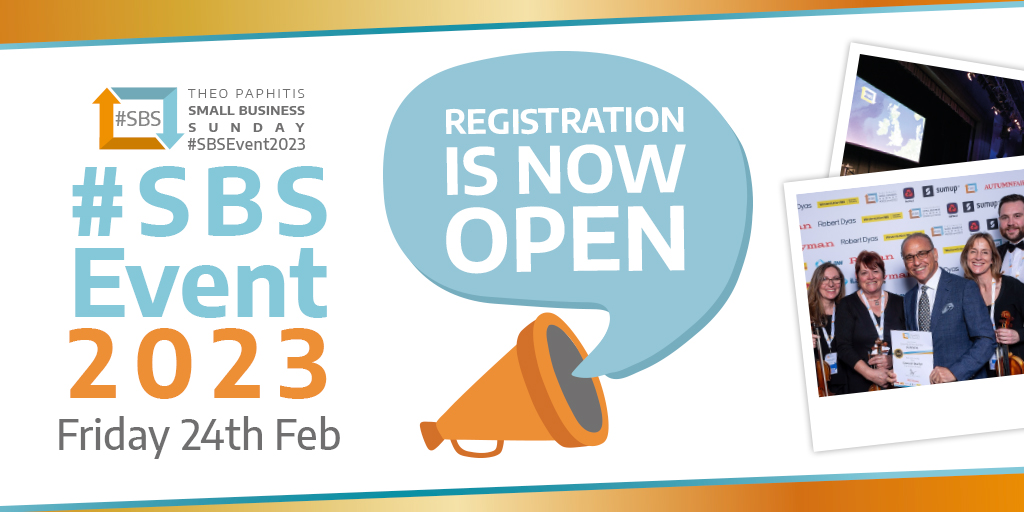 Drumroll please 🥁🥁🥁🥁

 #SBSEvent2023 is on Friday 24th February 2023!!

And…

Registration for #SBSEvent2023 is now OPEN! Check those inboxes ( and remember to check your spam boxes too) 🎉🎉🎉🎉

#SBSwinnershour