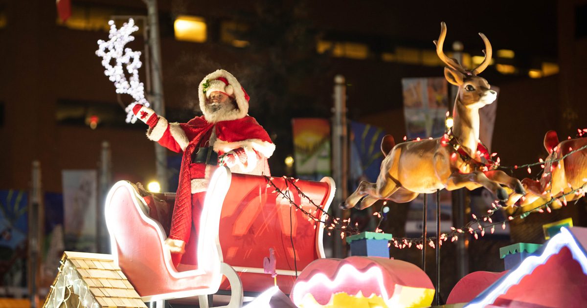 The Santa Claus Parade is coming up on Dec. 3. Why not join the parade and register a float for your organization or group? Get involved today! rmwb.ca/en/news/the-sa…