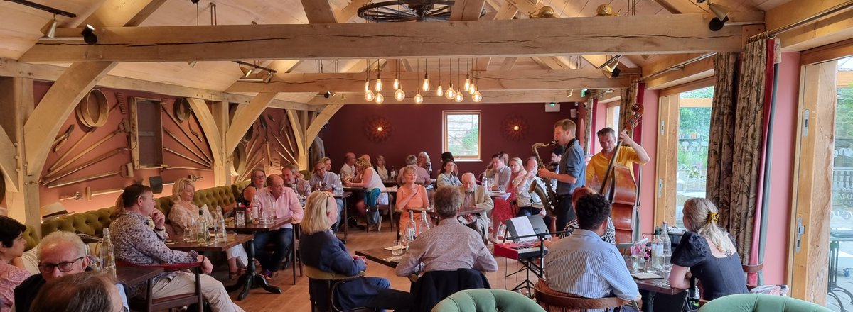 Iford Manor (@ifordmanor) on Twitter photo Jazz Sundays return this weekend in the Iford Manor Cafe & Kitchen:
Awesome duo of Matthew Hopkins (Guitar) and <a href="/GaryAlesbrook/">Gary Alesbrook</a> (Trumpet). Book a table on the website and enjoy a leisurely lunch with fine music (from midday). ifordmanor.co.uk/booking-widget Jazz Sundays return this weekend in the Iford Manor Cafe & Kitchen:
Awesome duo of Matthew Hopkins (Guitar) and <a href="/GaryAlesbrook/">Gary Alesbrook</a> (Trumpet). Book a table on the website and enjoy a leisurely lunch with fine music (from midday). ifordmanor.co.uk/booking-widget