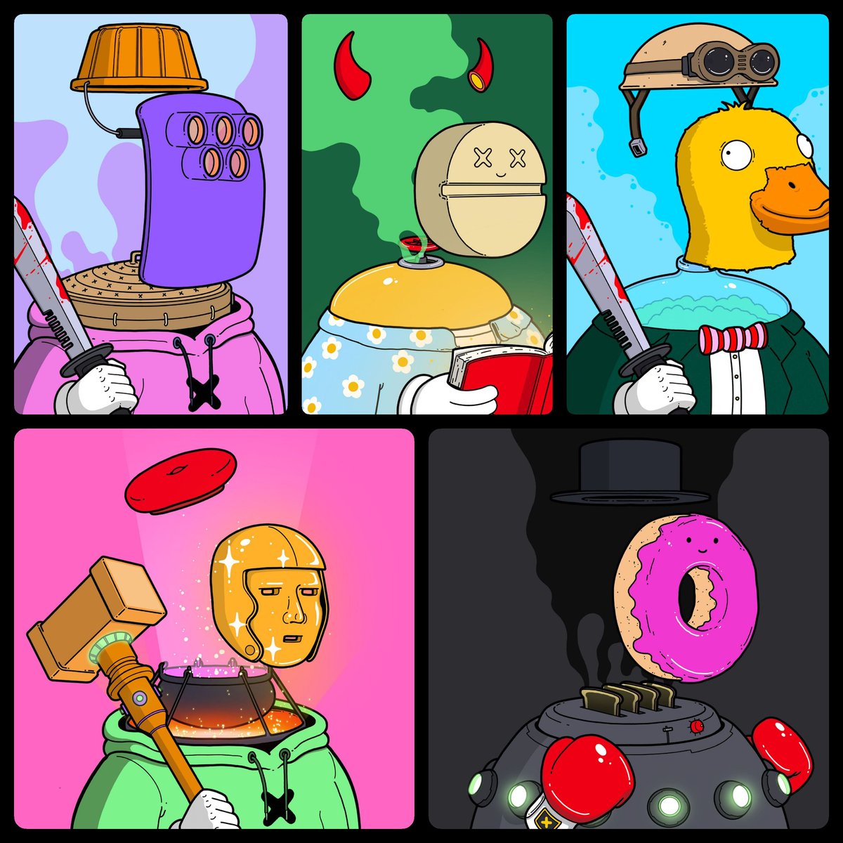 Everyone holding all five Origins are guaranteed to recieve a first edition <a href="/FumiesNFT/">Fumies</a> sculpture. Can't wait to recieve mine! 
#JoinTheFumily #MintingNow