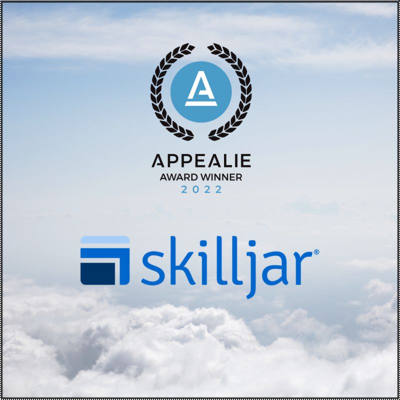 For the second year, Skilljar has been recognized as an APPEALIE Overall SaaS (HR + Learning Category) and SaaS Customer Success Award Winner! 
APPEALIE honors customer-obsessed SaaS platforms that deliver extraordinary experiences and results. hubs.ly/Q01rb74d0