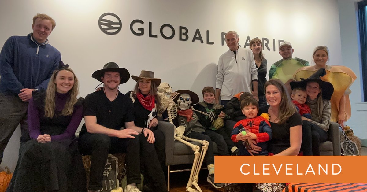 globalprairie's tweet photo. Celebrated the end of Employee Ownership Month with Halloween parties around the globe! 🎃 #EmployeeOwnership https://t.co/18m6egYLC8