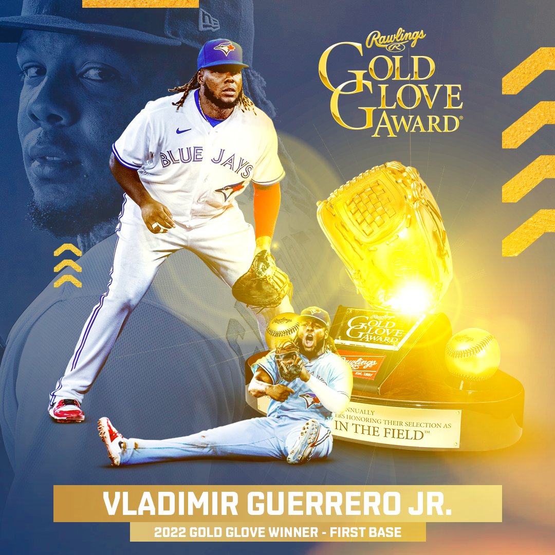Vladimir Guerrero and Jeremy Peña are Rawlings Gold Glove Award winners