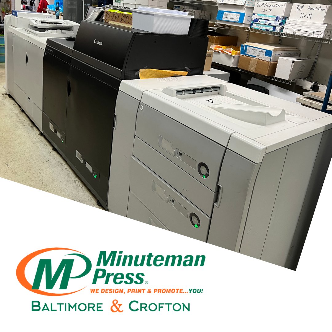 At Minuteman Press, we will design, print and promote your business.

Contact us to get your project started today.
calendly.com/andymmp 

#MinutemanPress #PrintDesign #SupportMarylandBusiness #PrintLocal #PrintingProject #CroftonMD #CantonMD #FederalHill