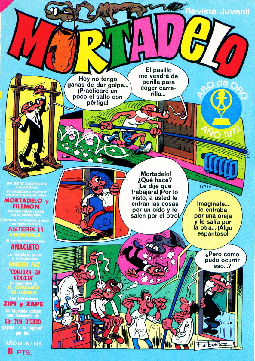 #Mortadelo. Año 4, número 142 (1973)

#comic #comics #tebeo #ibañez #mortadeloyfilemon #vintagecomics #bruguera