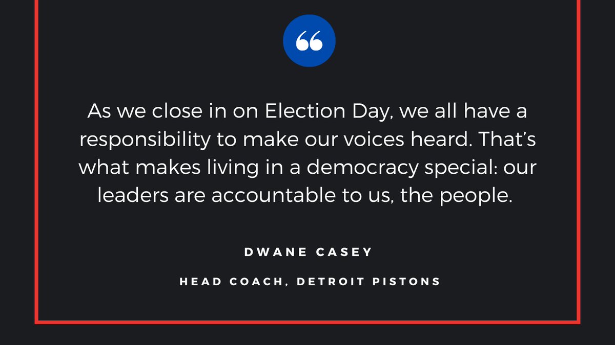 .<a href="/DetroitPistons/">Detroit Pistons</a> head coach Dwane Casey writes about Proposal 2, which will help create fairer and safer elections across the state!