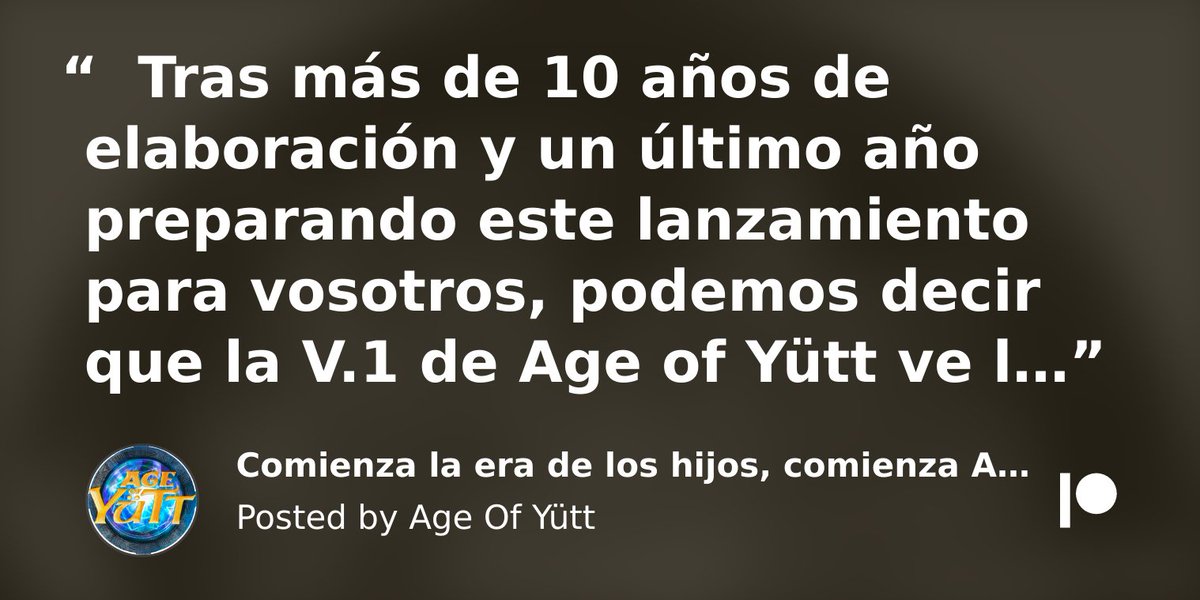 AgeOfYütt - Juego de Rol tweet media