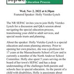 Photo by North Reading SEPAC (@nrsepac)
