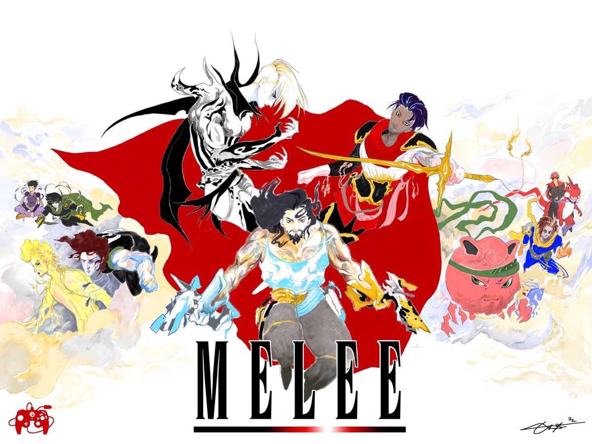 gauntxx's tweet photo. melee final fantasy game cover https://t.co/gZs02eHrGm