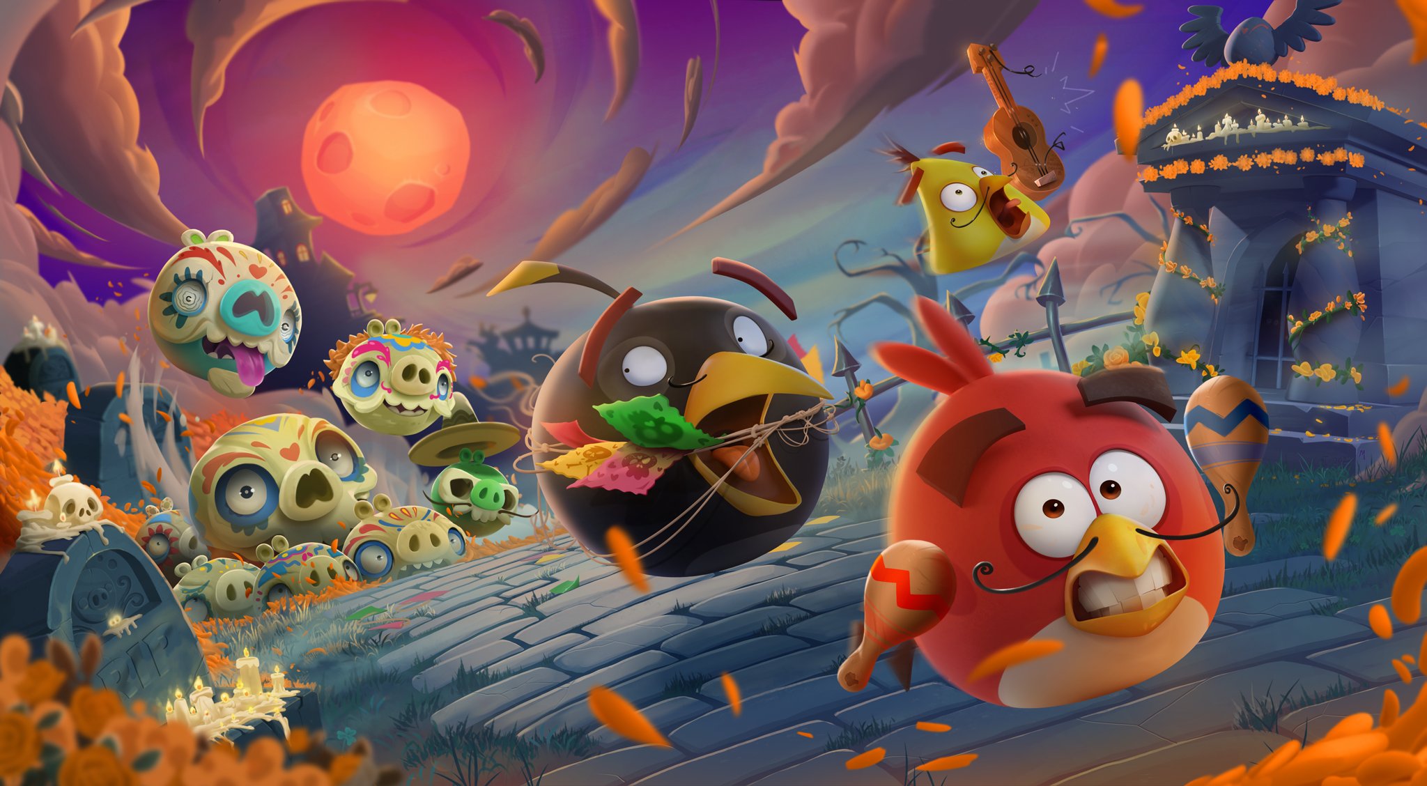 Angry birds halloween discount