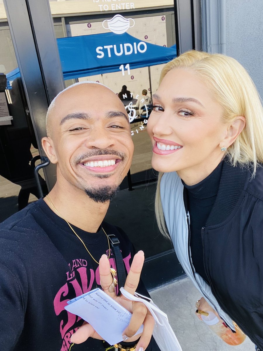 Live rehearsals with the one and only @gwenstefani