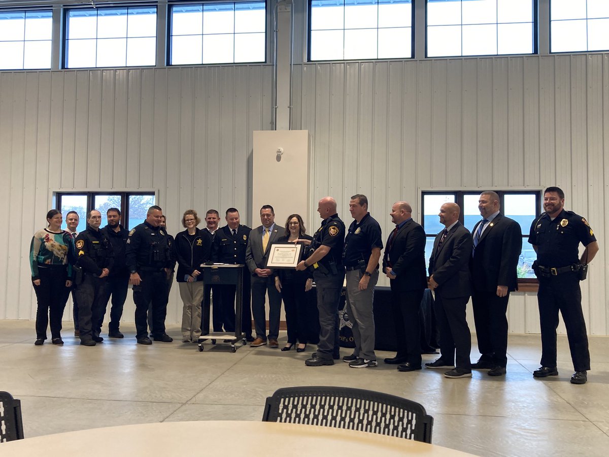 Today I had the honor of attending a ceremony for the Delaware County Child Abduction Response Team receiving it’s official certification from the US Department of Justice Criminal Justice Training Center.First Certified team in Ohio! It’s a pleasure to be a participating agency