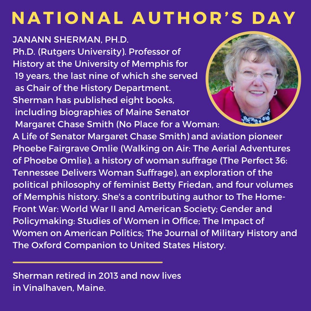 TNSuffrageTrail's tweet photo. #NationalAuthorsDay #perfect36
#womansuffrage #TNWSHT https://t.co/xdXPHf532J
