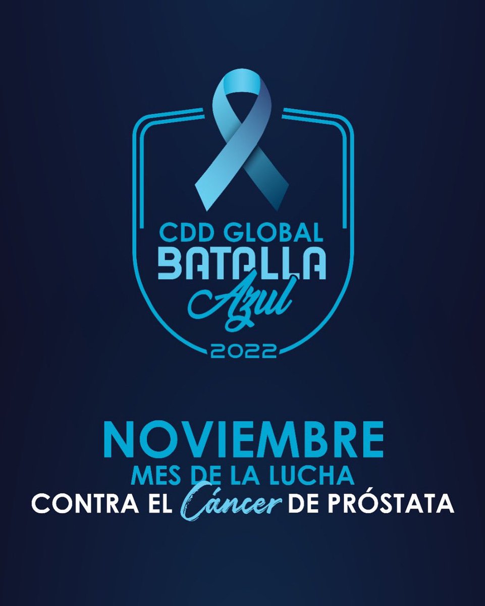 Hoy comienza #Noviembre, mes de concientización y lucha contra el #CáncerDePróstata. Este mes tiene el propósito de alertar a los hombres sobre esta enfermedad e informales de las herramientas diagnósticas para una temprana detección.