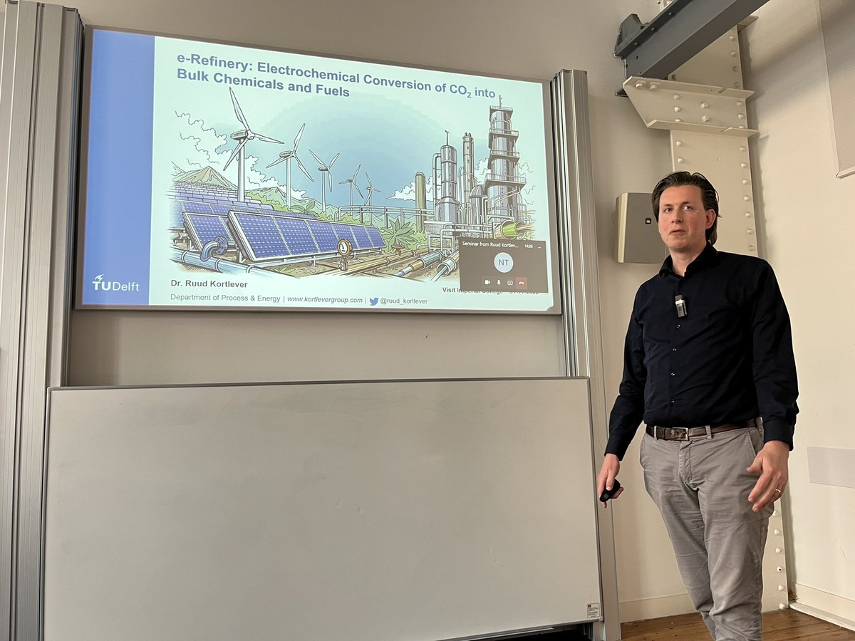 Ifan Stephens (@ifanstephens) on Twitter photo Today at <a href="/ImpMaterials/">Imperial Materials</a> <a href="/ruud_kortlever/">Ruud Kortlever</a> gave an inspirational talk on the exciting work his group and colleagues are doing at the E-Refinery at <a href="/tudelft/">TU Delft</a>. We look forward to deeper collaborations! Today at <a href="/ImpMaterials/">Imperial Materials</a> <a href="/ruud_kortlever/">Ruud Kortlever</a> gave an inspirational talk on the exciting work his group and colleagues are doing at the E-Refinery at <a href="/tudelft/">TU Delft</a>. We look forward to deeper collaborations!