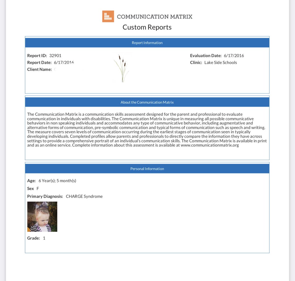 Comm_Matrix's tweet image. Did you know we offer a “Custom Report” option with goal recommendations and progress monitoring guidelines? Custom Reports can be purchased for $7 each. For more info or to view a sample Custom Report click here:
communicationmatrix.org/.../Pages/Cust…