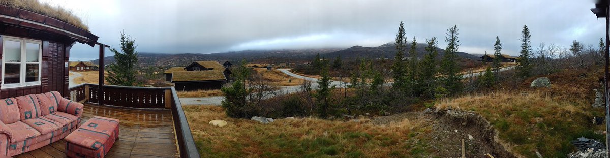 JanikSuperson's tweet photo. The Polish-Norwegian team is finishing a publication from the pilot of the ECOPOND project in an amazing place in the mountains in Norway. 
There is no better place to write :) https://t.co/P4WXMyv0Rb