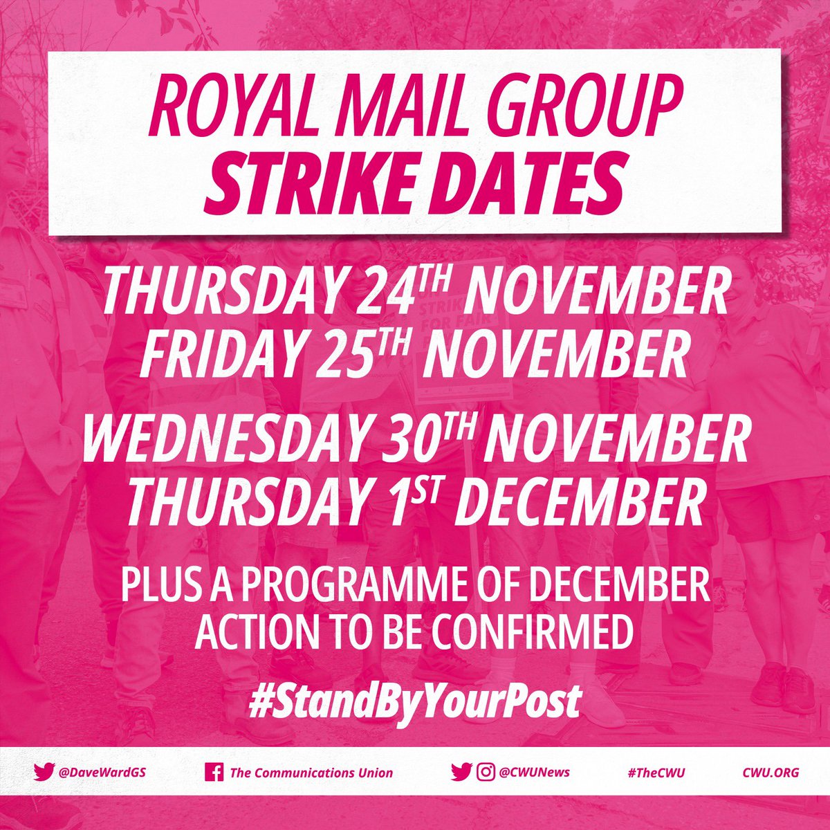 The CWU On Twitter These Are The Royal Mail Group Planned Strike the-cwu-on-twitter-these-are-the-royal-mail-group-planned-strike