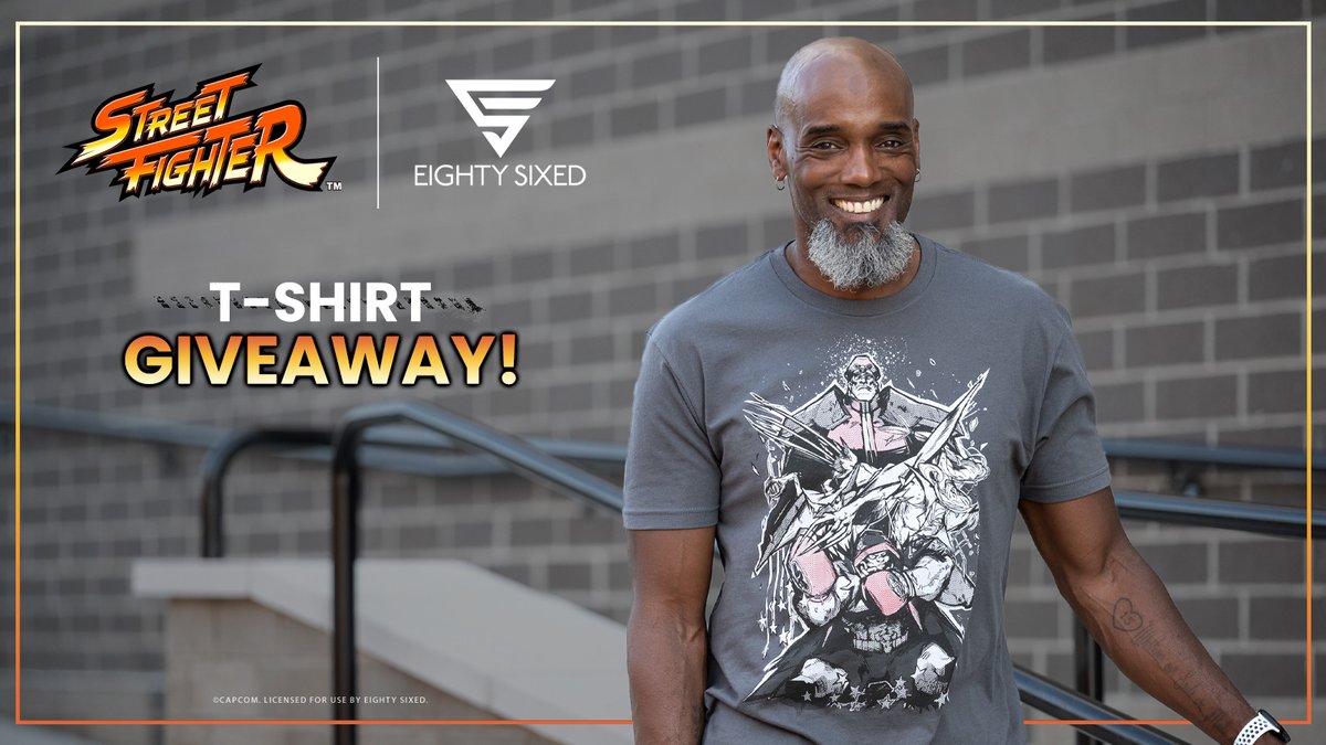 A shirt fit for Heavenly Kings, and it can be yours! RT this post & follow @EightySixed and @StreetFighter for a chance to win an exclusive Four Kings tee from #EightySixed. #GIVEAWAY