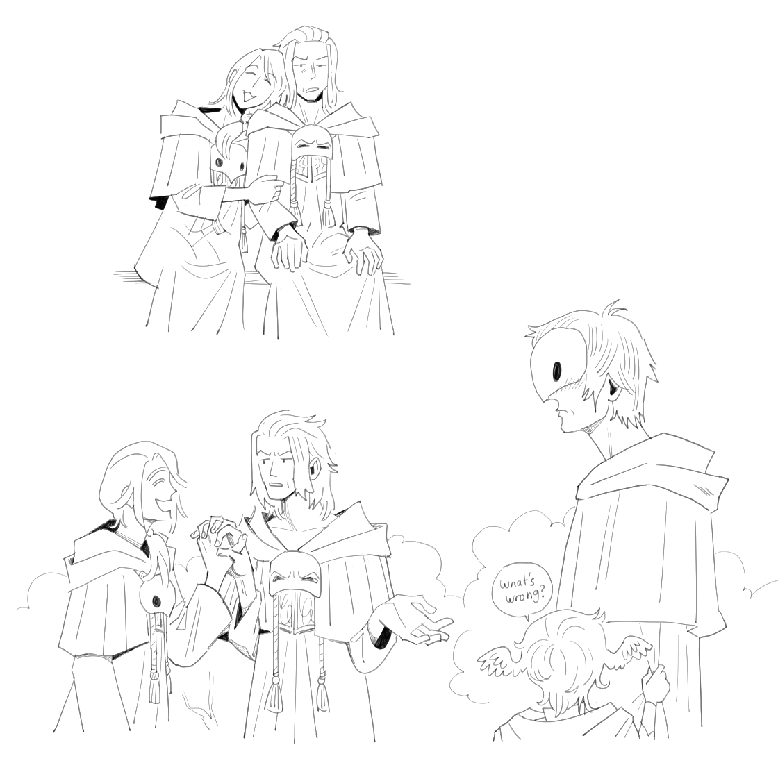 stray headcanon that theyre constantly doing shit like this even before they become an item and never address it and everyone else is too polite/intimidated to say anything