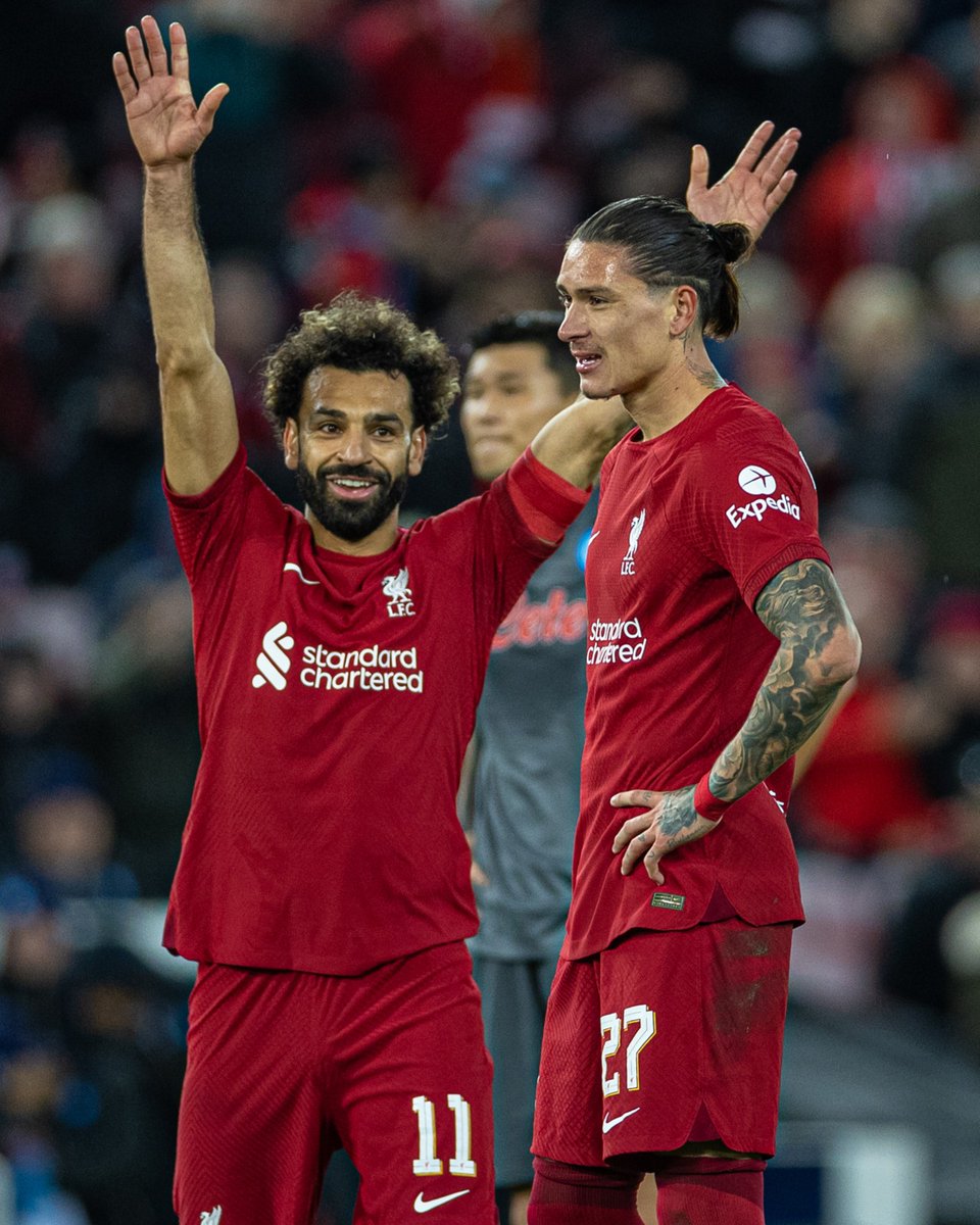 LFC's tweet image. Our two goalscorers 🤩