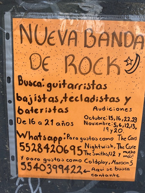 MarcaMildred's tweet photo. Parece ser que lo único que tienen, por el momento, es el interés de armar una banda de rock y los carteles de reclutamiento. Dejo aquí para interesados ccp @frasalazar https://t.co/Hwl8sYAdwc