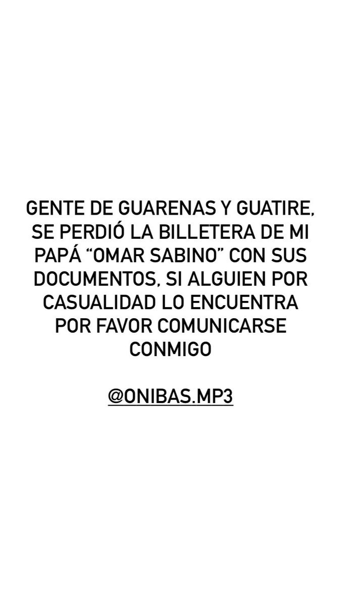 oniiibas's tweet photo. Sería de mucha ayuda si retuitean esto, a ver si el poder de twitter nos ayuda :( https://t.co/YpnMqMamJi